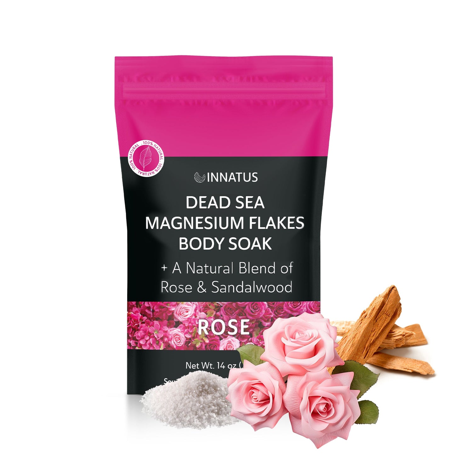 Luxury Dead Sea Spa Gift Set – Bath Salt, Magnesium Flakes, Pillow & Linen Spray