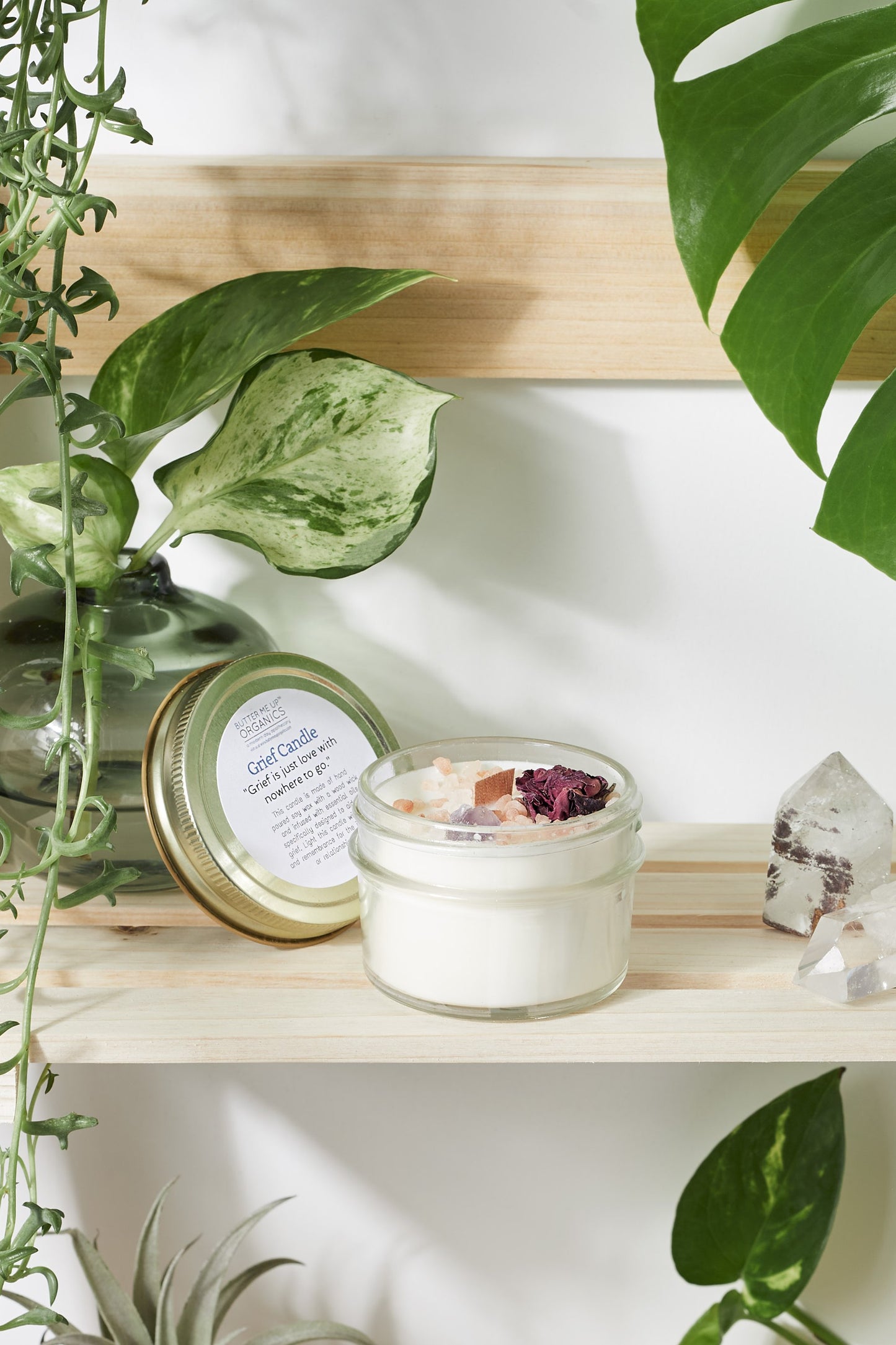 Grief Candle / Intention Candle / Essential Oil Candle