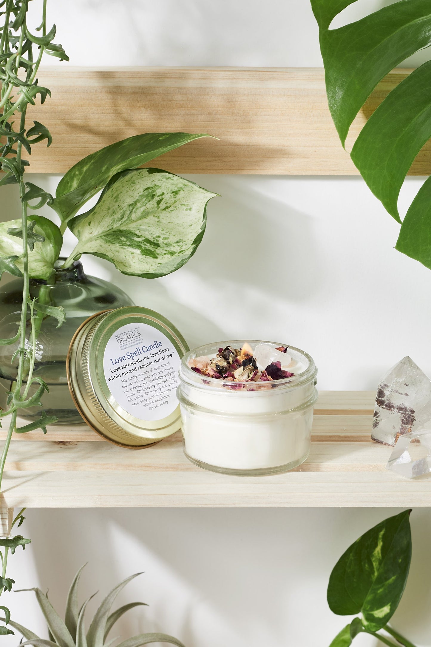 Love Spell/ Intention Candle/ Ritual Candle / Love and Light / Rose