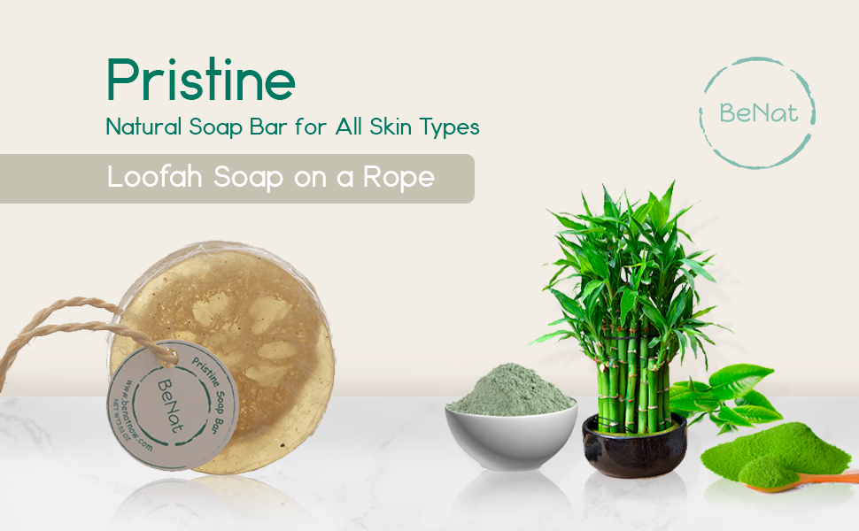 Pristine Green Clay, Bamboo, and Green Tea Soap Bar