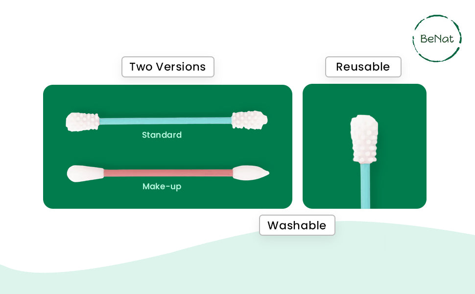 Reusable Silicone Cotton Swab