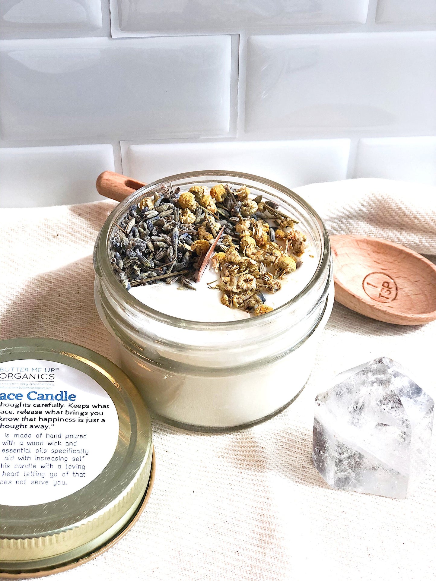 Peace Candle/ Serenity Candle/ Intention Candle/ Ritual Candle