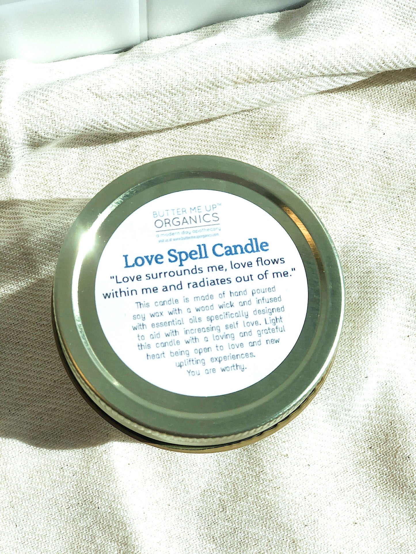 Love Spell/ Intention Candle/ Ritual Candle / Love and Light / Rose