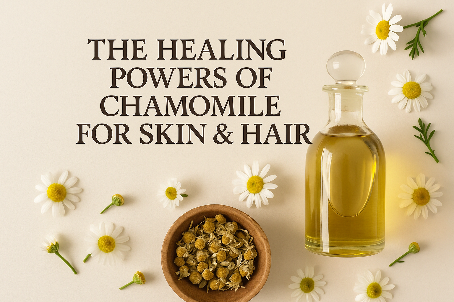 The Healing Powers of Chamomile for Skin & Hair