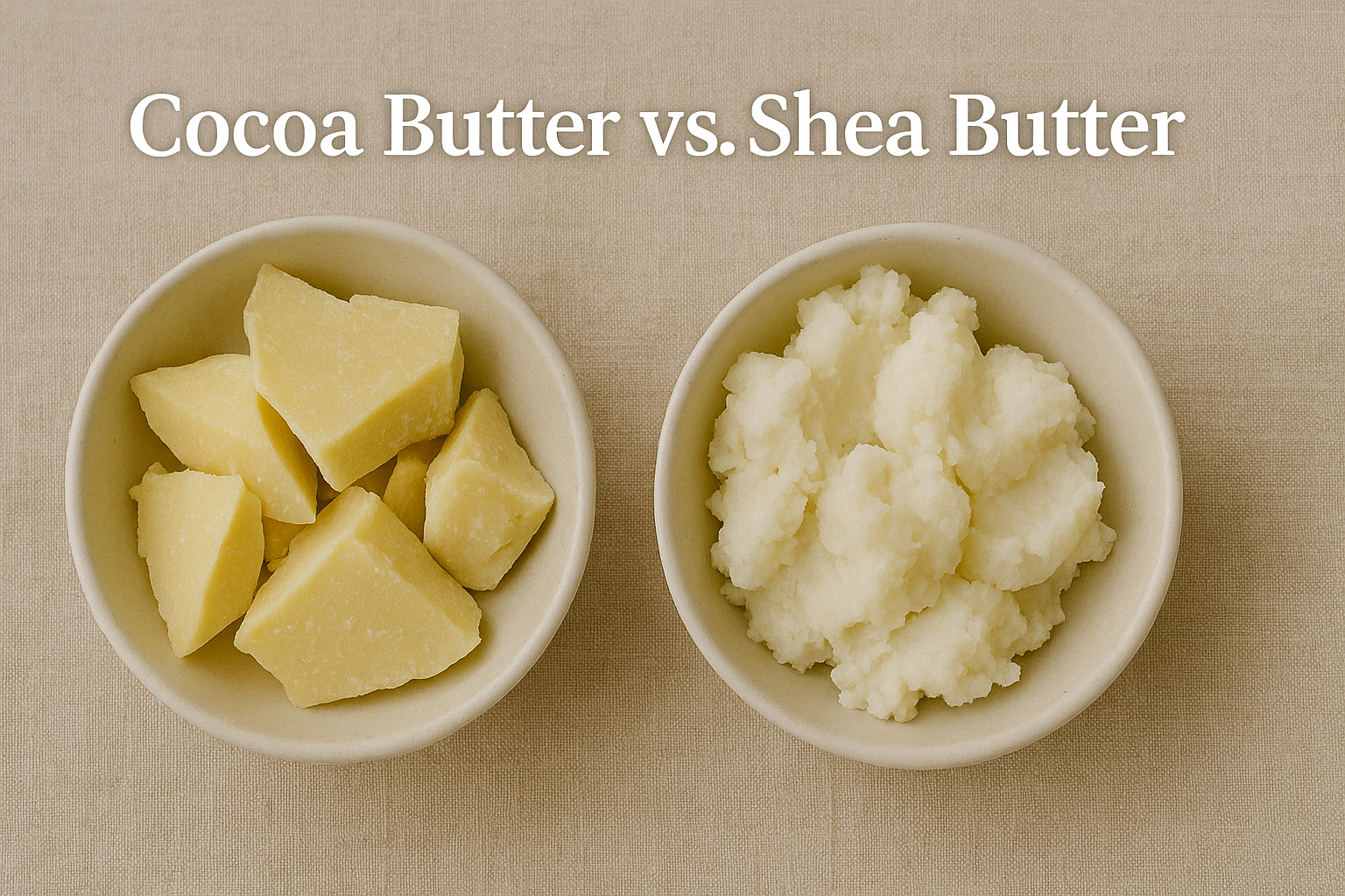 Cocoa Butter vs. Shea Butter — Which is Better for Your Skin?
