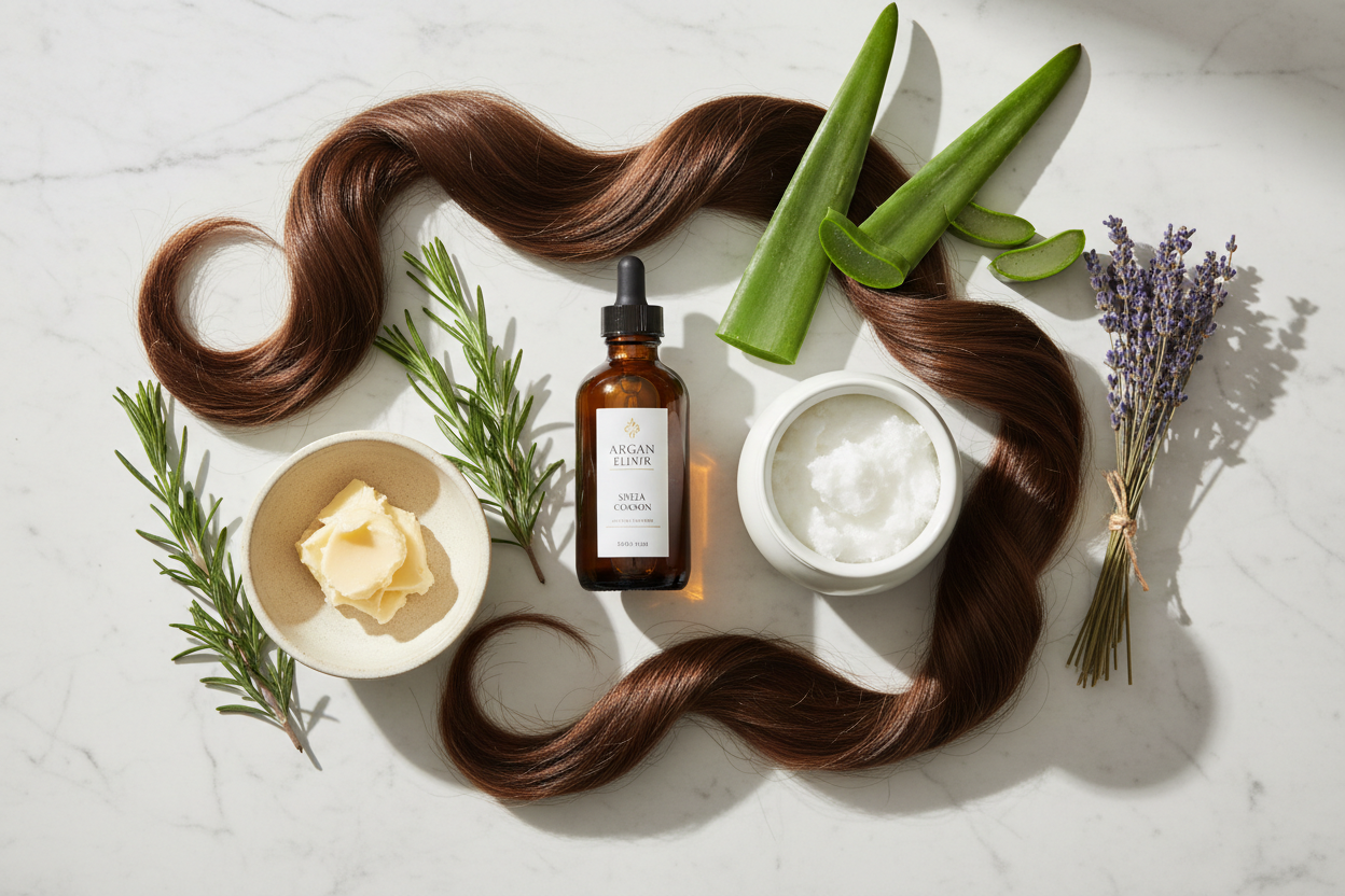 Natural Ingredients for Hair Repair: How to Restore Strength, Shine & Healthy Growth