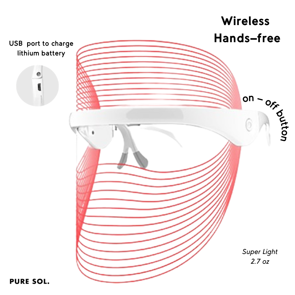 LPURE SOL Beauty  LED Light Therapy Skin Mask