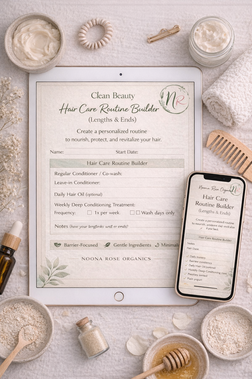 Hair Care Routine Builder (Lengths & Ends)