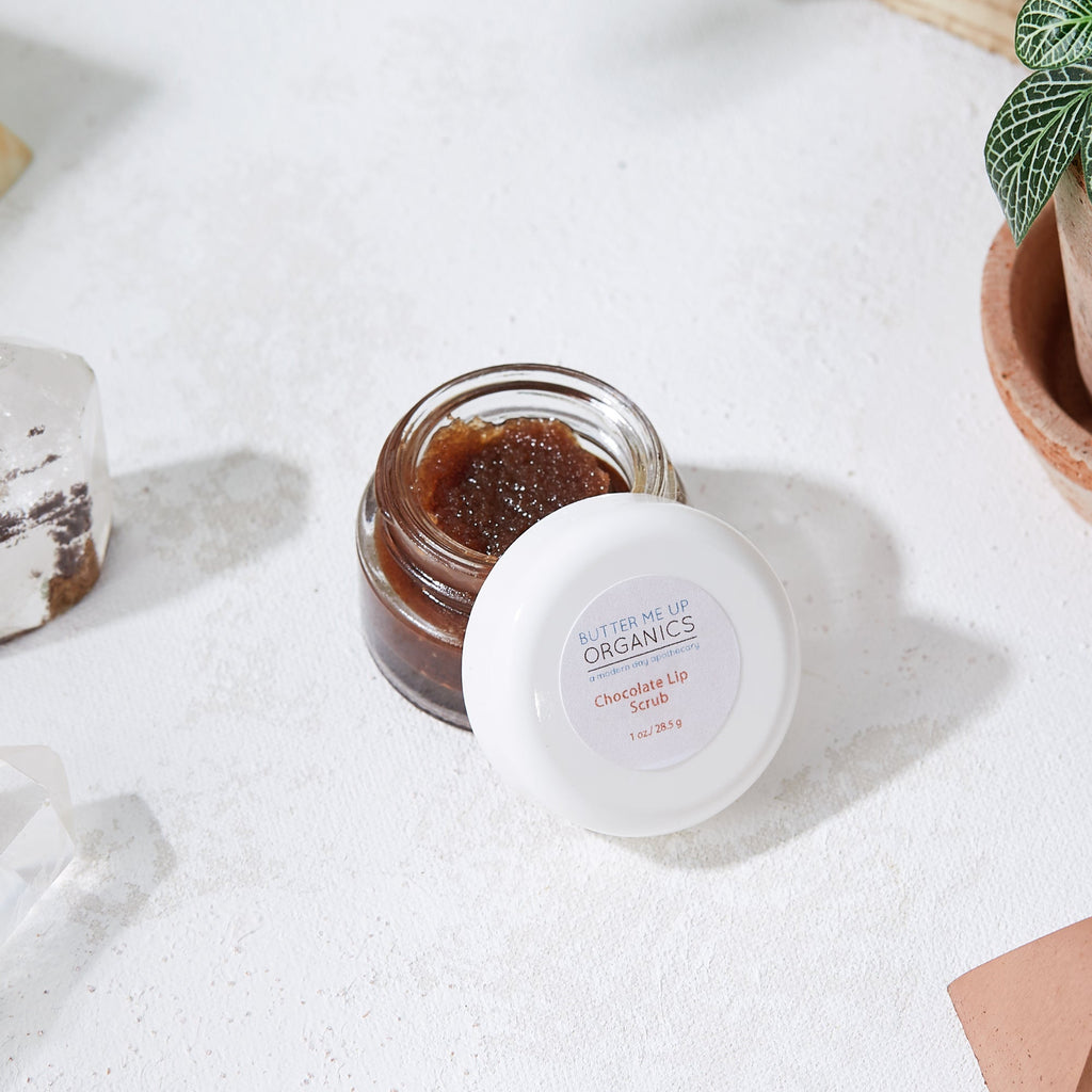 Organic Chocolate Lip Scrub Flaky Chapped Lips