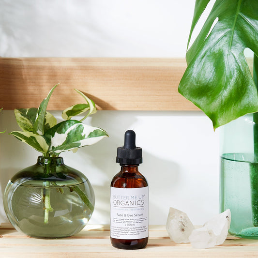 Organic Face & Eye Serum / Organic Facial Oil / Butter Me Up Organics