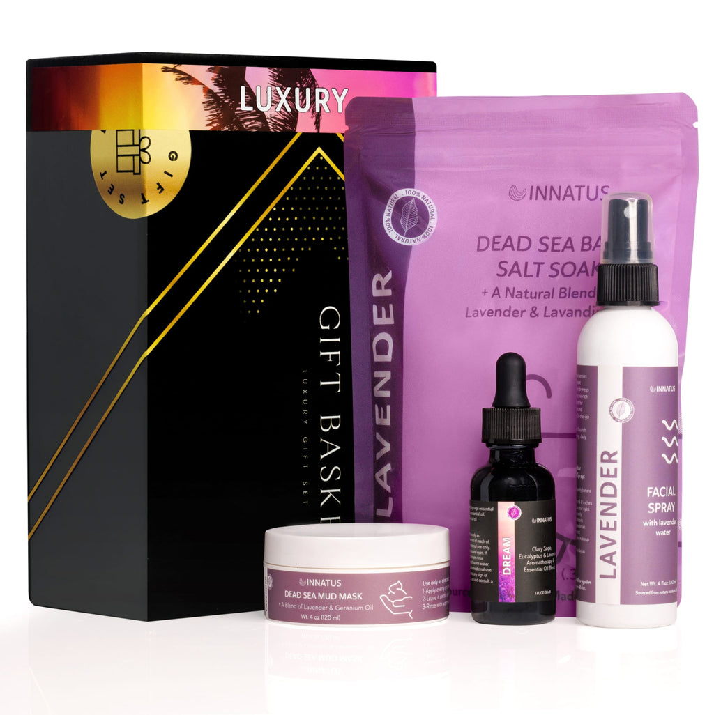 Luxury Dead Sea Spa Gift Set - Bath Salt, Facial Spray, and Mud Mask