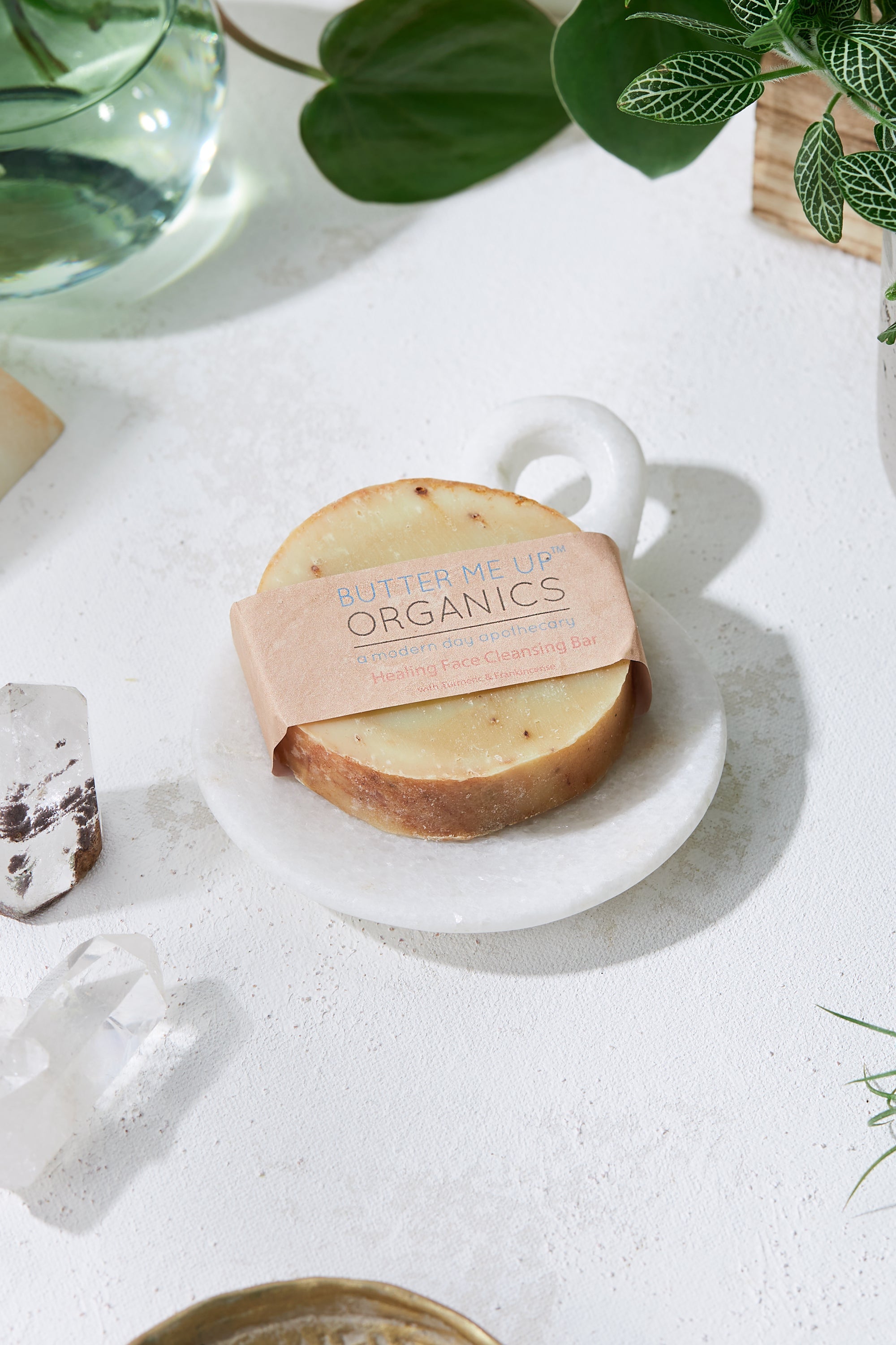 Healing Organic Facial Bar with Frankincense, Myrrh and Turmeric