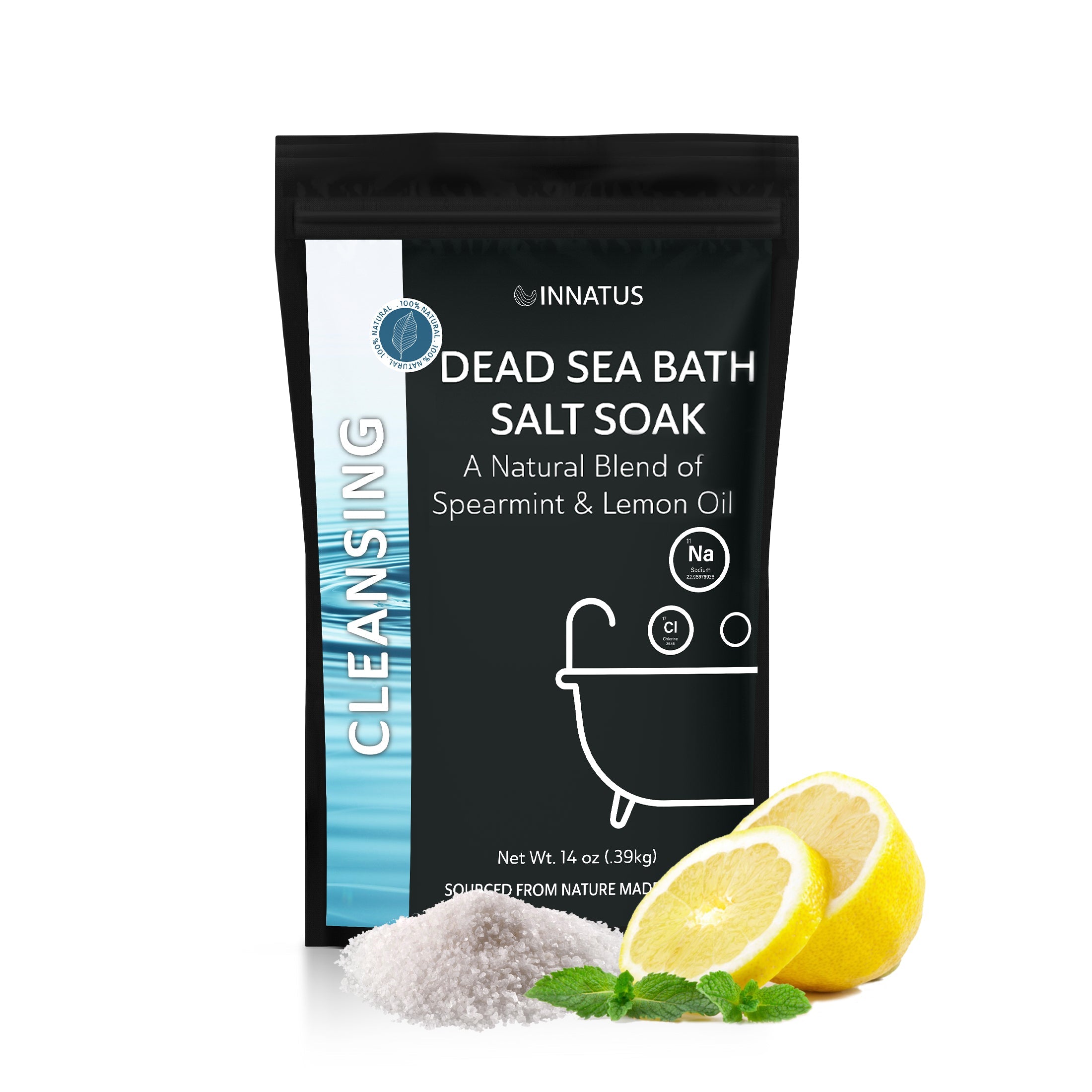 Dead Sea Cleansing Bath Salt Soak with 21 Minerals