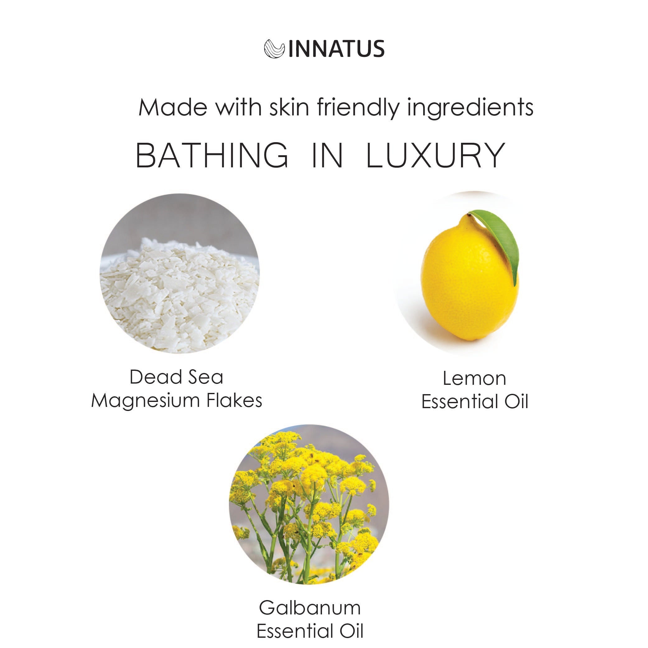 Pure Dead Sea Magnesium Flakes Bathing in Luxury Soak