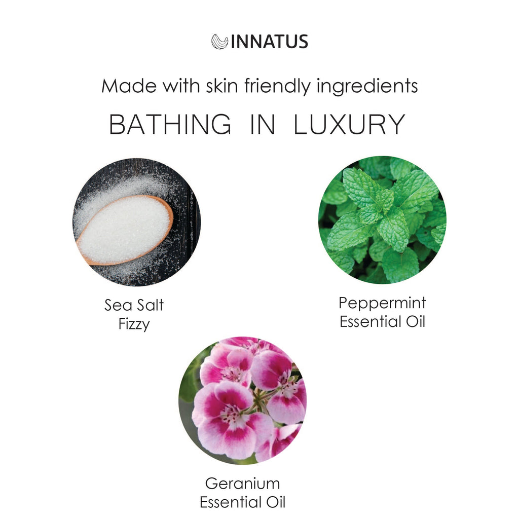 Sea Salt Fizzy Deconstructed Bathing in Luxury Bath Bomb