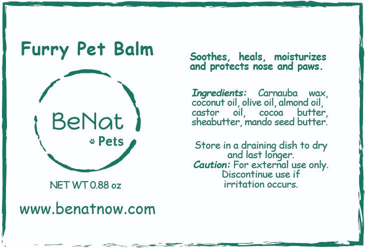 BeNat Pets. Furry Pet Balm