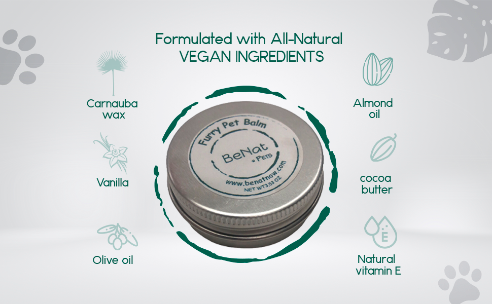 BeNat Pets. Furry Pet Balm