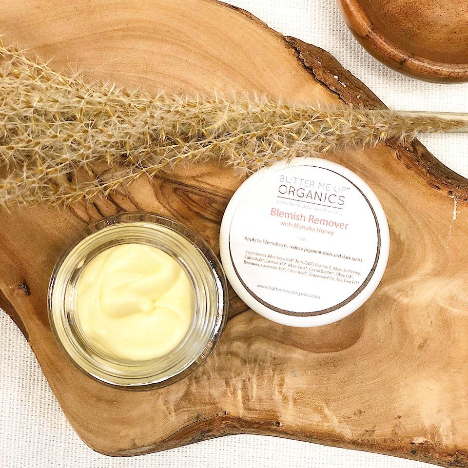 Organic Blemish & Dark Spot Cream | Manuka Honey + Calendula | Natural Acne Scar & Hyperpigmentation Treatment