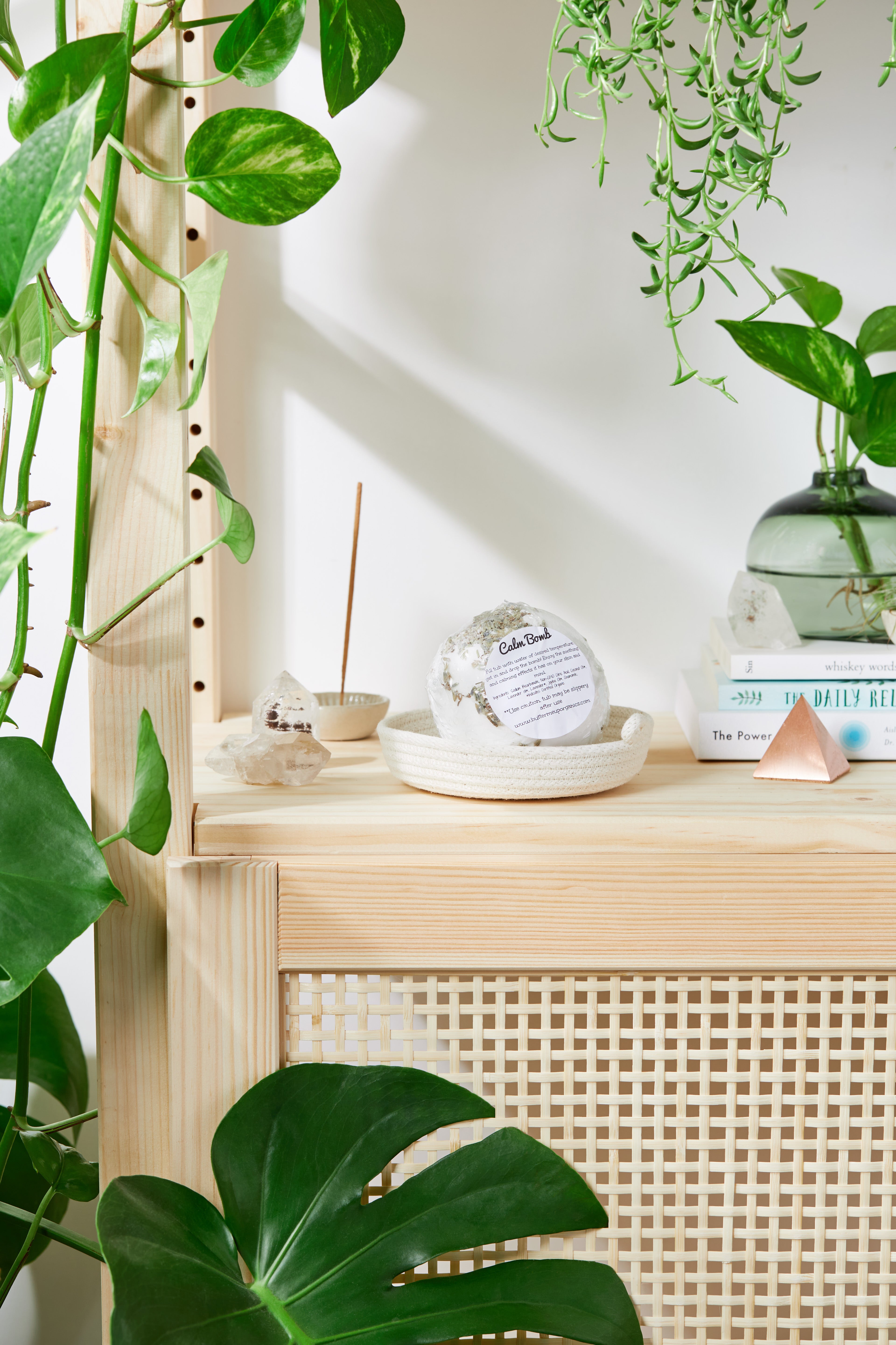 Organic Bath Bomb Calm Bomb- Lavender