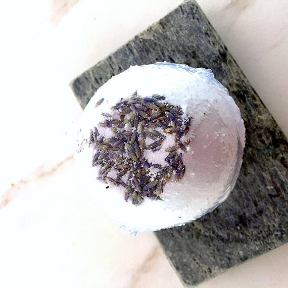 Organic Bath Bomb Calm Bomb- Lavender