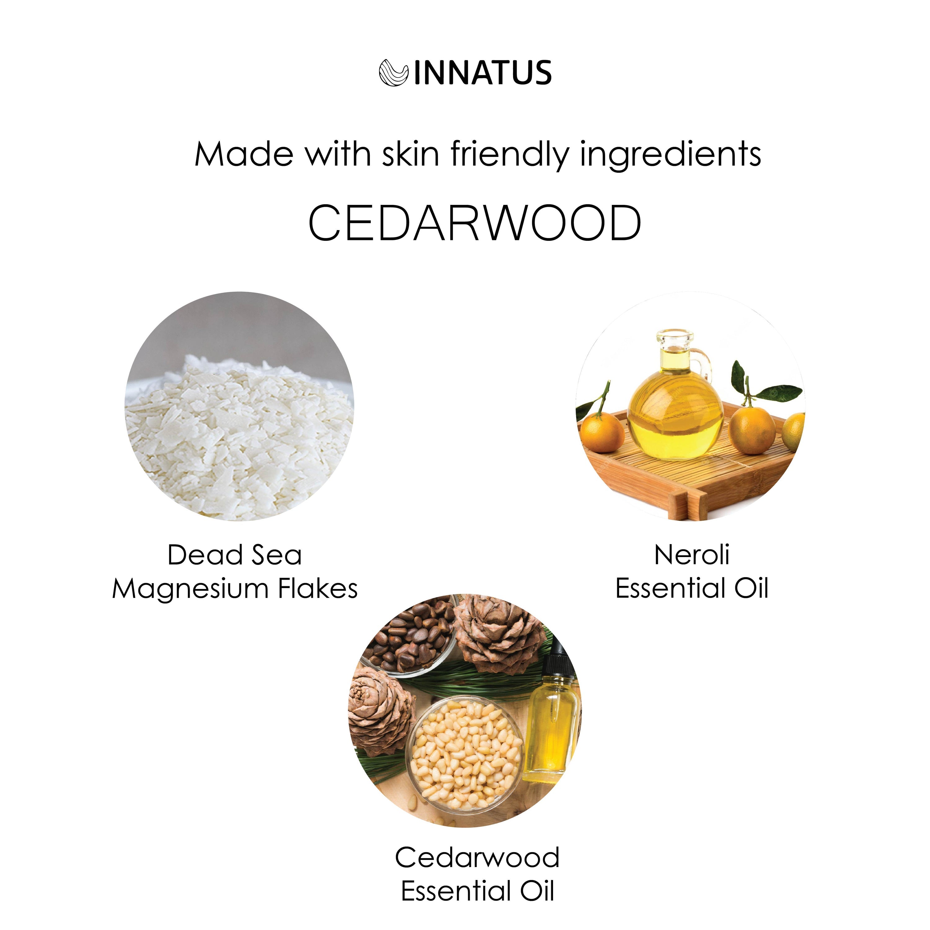 Pure Dead sea Magnesium Flakes Restful Cedarwood Soak