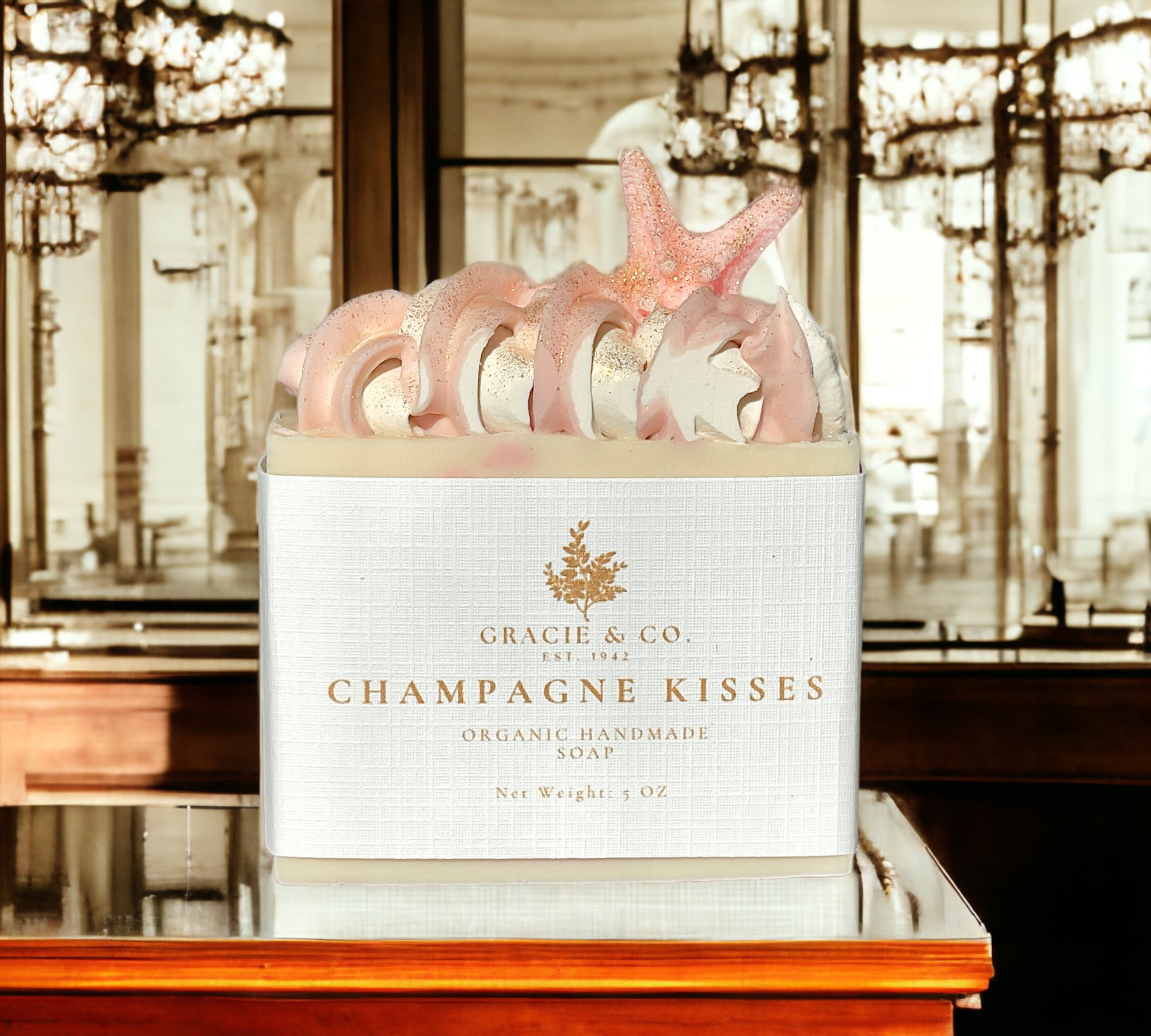 Champagne Kisses Shea Butter Soap - #1 Best Seller Luxury Bar