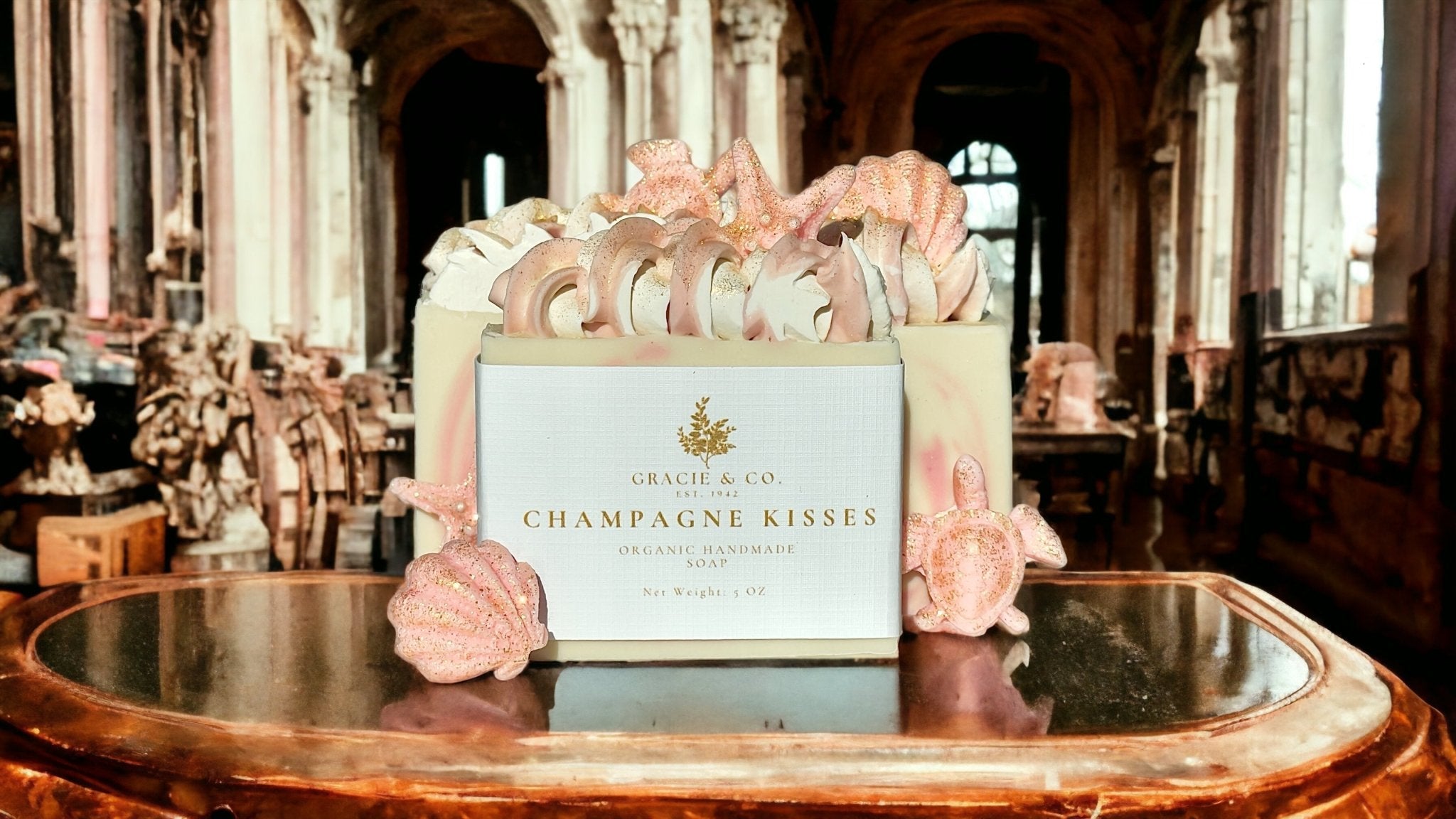 Champagne Kisses Shea Butter Soap - #1 Best Seller Luxury Bar
