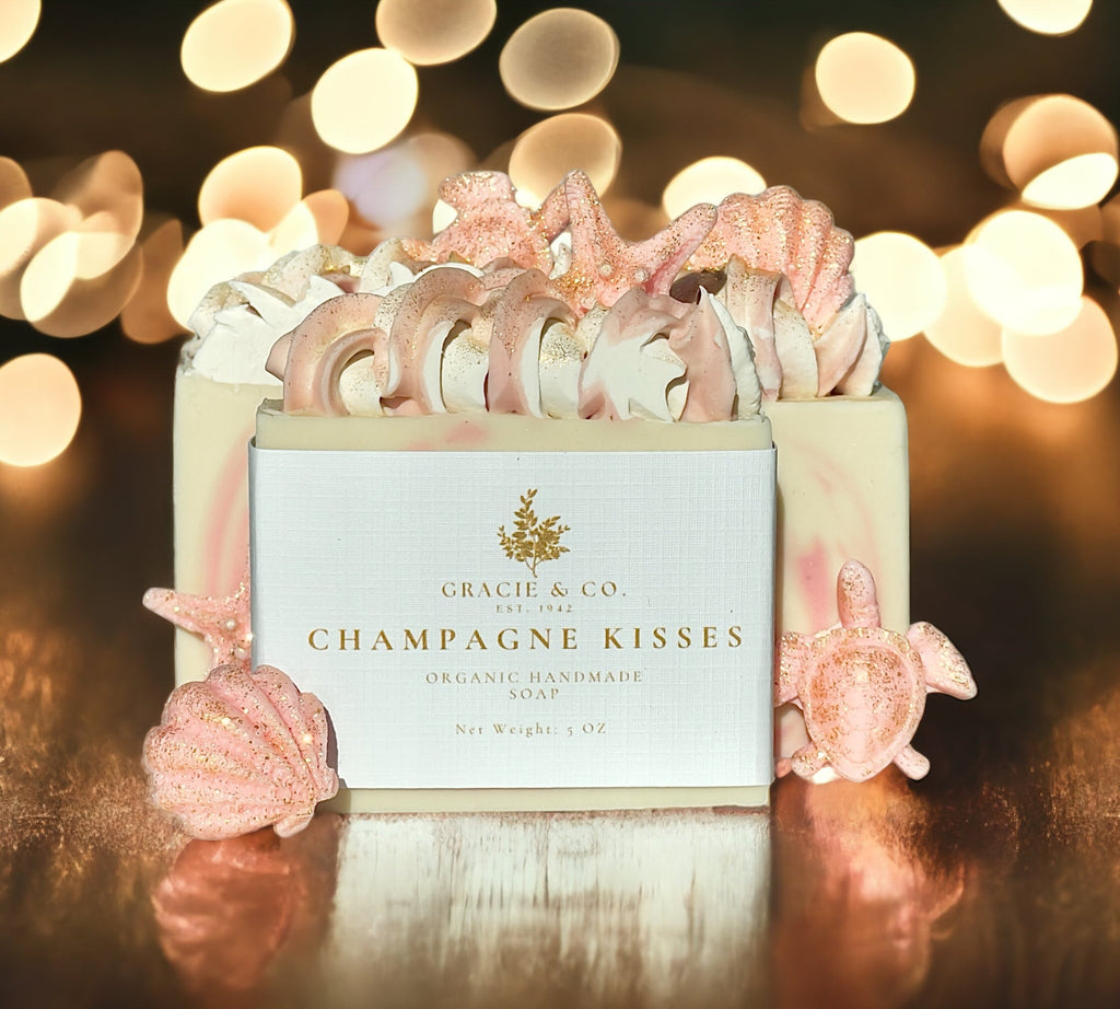 Champagne Kisses Shea Butter Soap - #1 Best Seller Luxury Bar