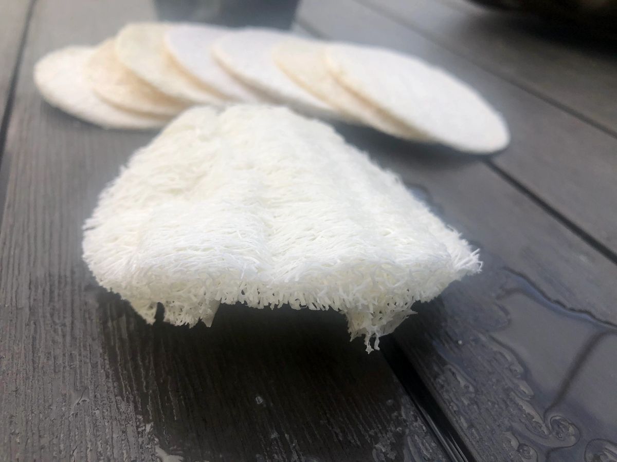 Natural Loofah Pads 5-pcs