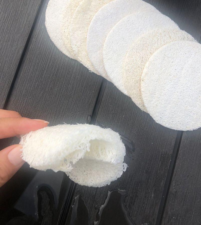 Natural Loofah Pads 5-pcs