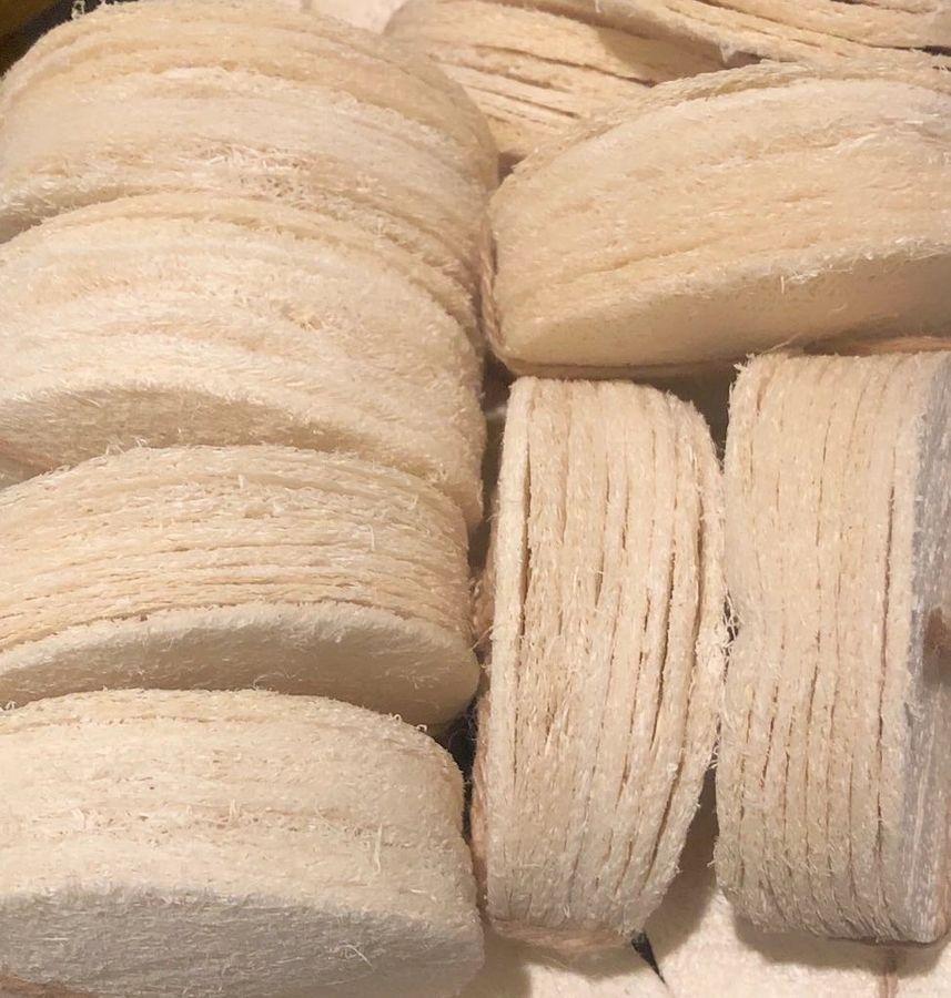 Natural Loofah Pads 5-pcs