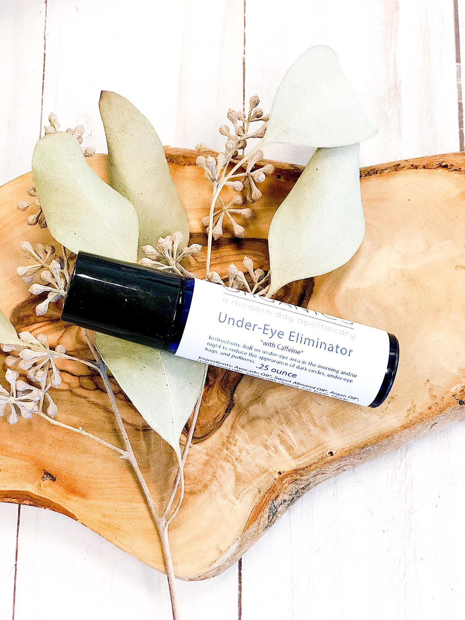 Organic Under-Eye Roller – Caffeine Eye Serum for Puffiness & Dark Circles